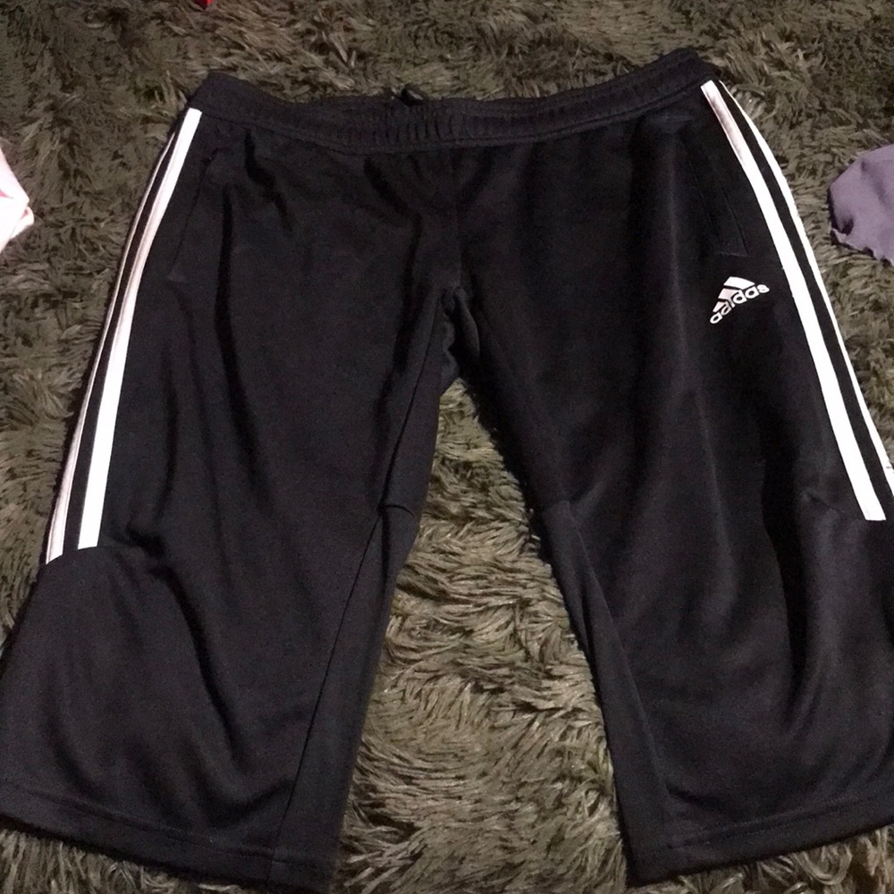 Adidas, capri sweat pants, size L